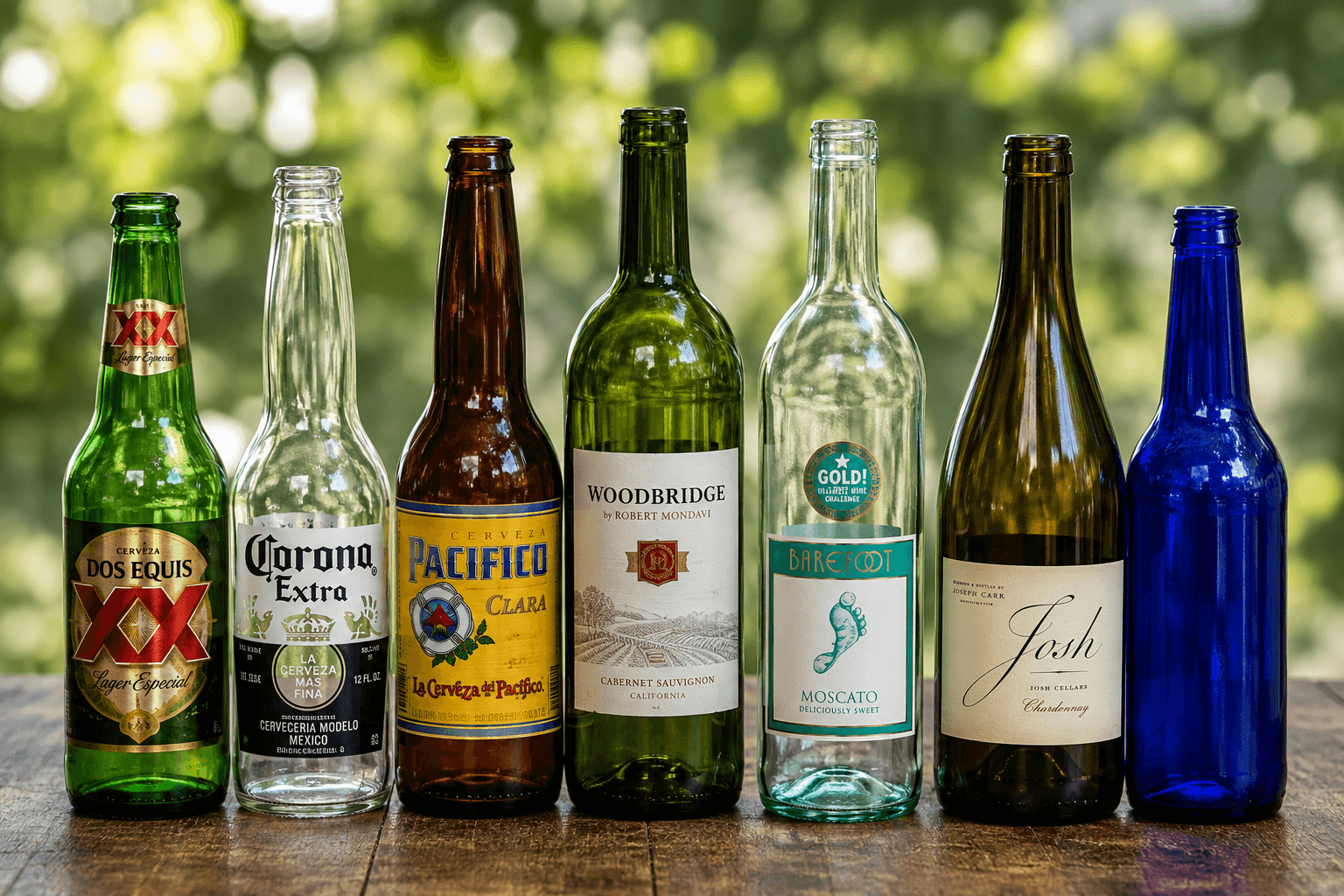 Glass bottles